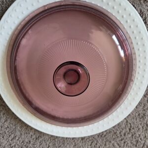 Pyrex V25c Corningware Vision Lid Cranberry
